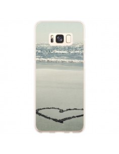 Coque Samsung S8 Plus Coeoeur Plage Beach Mer Sea Love...