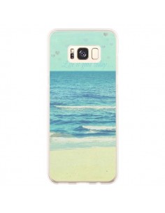 Coque Samsung S8 Plus Life good day Mer Ocean Sable Plage...