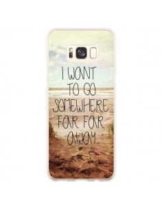 Coque Samsung S8 Plus I want to go somewhere - Sylvia Cook