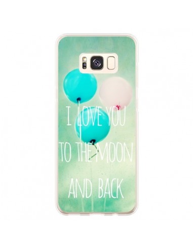 Coque Samsung S8 Plus I love you to the moon and back - Sylvia Cook