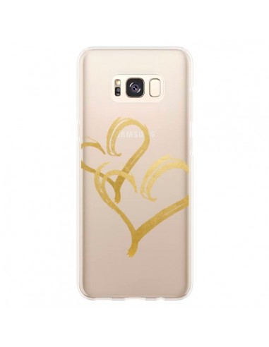 Coque Samsung S8 Plus Deux Coeurs Love Amour Transparente - Sylvia Cook