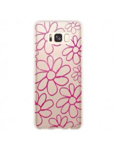 Coque Samsung S8 Plus Flower Garden Pink Fleur...