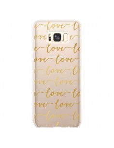 Coque Samsung S8 Plus Love Amour Repeating Transparente -...