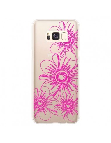 Coque Samsung S8 Plus Spring Flower Fleurs Roses Transparente - Sylvia Cook