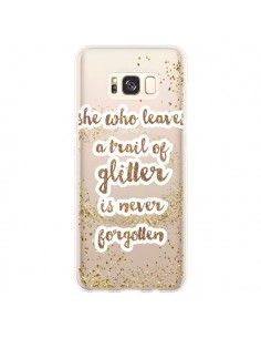 Coque Samsung S8 Plus Style Pailleté Transparente -...