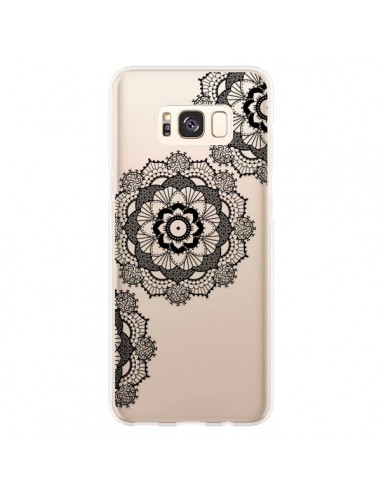 Coque Samsung S8 Plus Triple Mandala Noir Black Transparente - Sylvia Cook