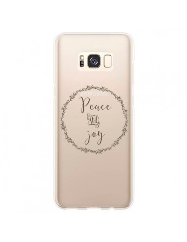 Coque Samsung S8 Plus Peace and Joy, Paix et Joie Transparente - Sylvia Cook