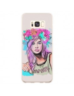 Coque Samsung S8 Plus Femme Mannequin Barbara Palvin -...