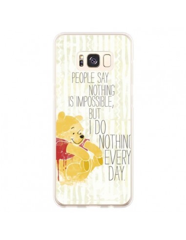 Coque Samsung S8 Plus Winnie I do nothing every day - Sara Eshak