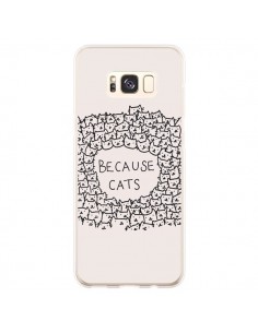 Coque Samsung S8 Plus Because Cats chat - Santiago Taberna