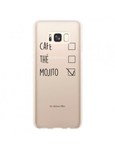 Coque Samsung S8 Plus Café, Thé et Mojito Transparente - Les Vilaines Filles
