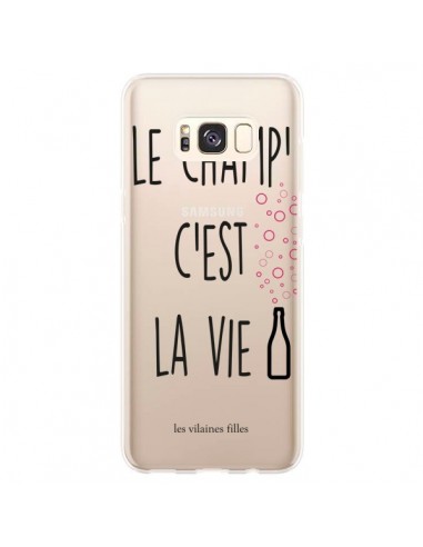 Coque Samsung S8 Plus Le Champ, c'est la Vie Transparente - Les Vilaines Filles