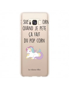 Coque Samsung S8 Plus Je suis une licorne, quand je pète...