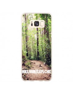 Coque Samsung S8 Plus Hike Run Explore Paysage Foret -...