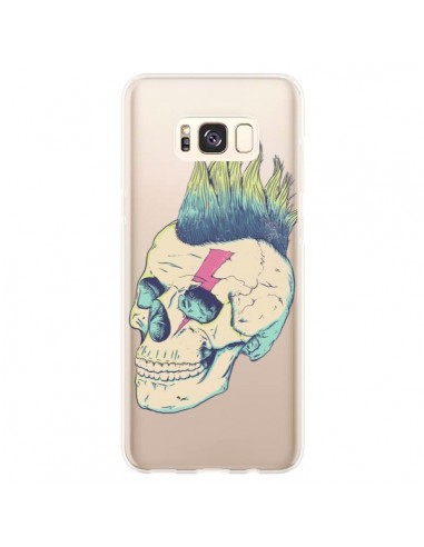 Coque Samsung S8 Plus Tête de Mort Crane Punk Transparente - Victor Vercesi