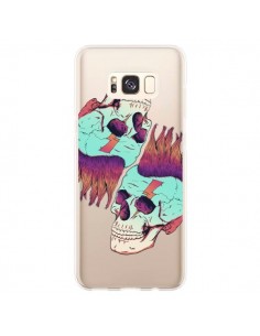 Coque Samsung S8 Plus Tête de Mort Crane Punk Double...