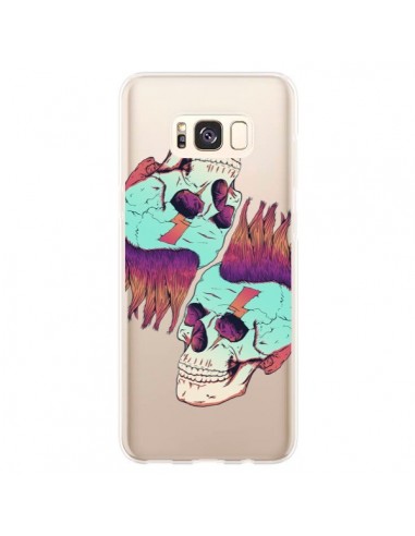 Coque Samsung S8 Plus Tête de Mort Crane Punk Double Transparente - Victor Vercesi