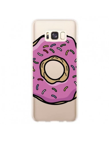 Coque Samsung S8 Plus Donuts Rose Transparente - Yohan B.