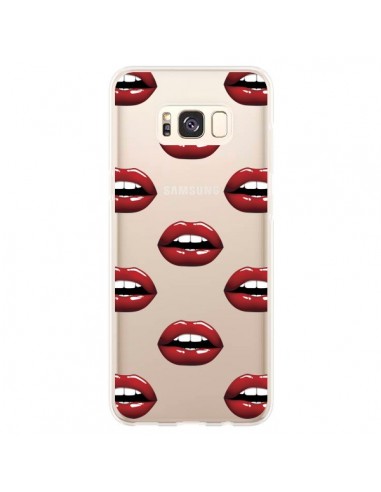 Coque Samsung S8 Plus Lèvres Rouges Lips Transparente - Yohan B.