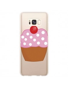 Coque Samsung S8 Plus Cupcake Cerise Transparente - Yohan B.