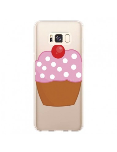 Coque Samsung S8 Plus Cupcake Cerise Transparente - Yohan B.
