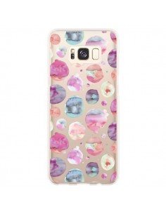 Coque Samsung S8 Plus Big Watery Dots Pink - Ninola Design