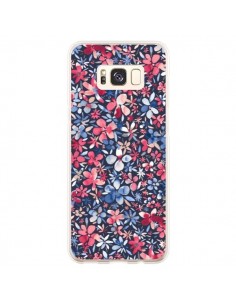 Coque Samsung S8 Plus Colorful Little Flowers Navy -...