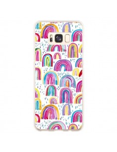 Coque Samsung S8 Plus Cute Watercolor Rainbows - Ninola...