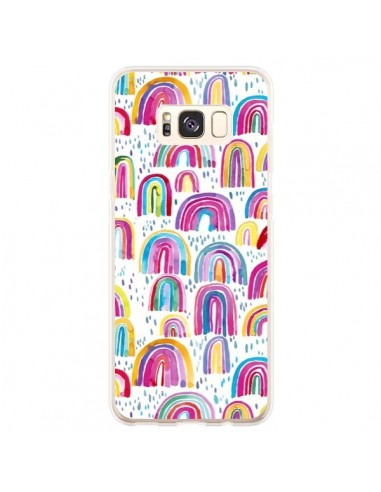 Coque Samsung S8 Plus Cute Watercolor Rainbows - Ninola Design