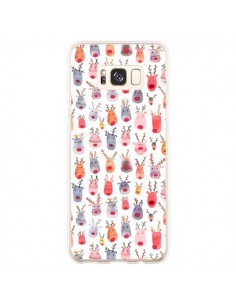 Coque Samsung S8 Plus Cute Winter Reindeers - Ninola Design