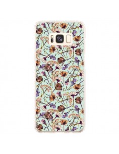 Coque Samsung S8 Plus Dry Blue Flowers - Ninola Design