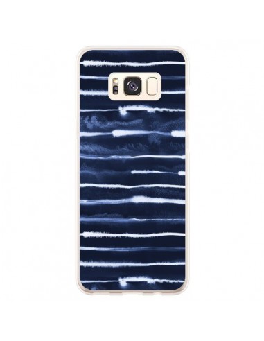 Coque Samsung S8 Plus Electric Lines Navy - Ninola Design