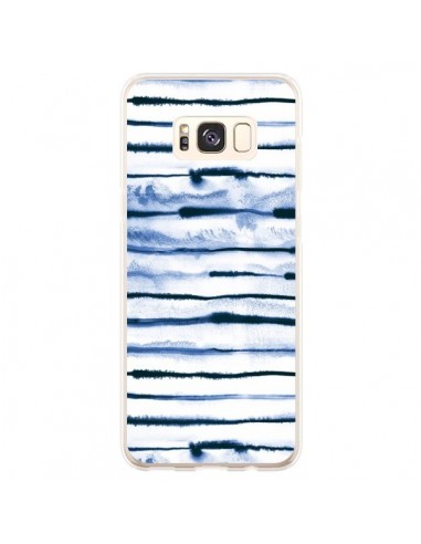 Coque Samsung S8 Plus Electric Lines White - Ninola Design