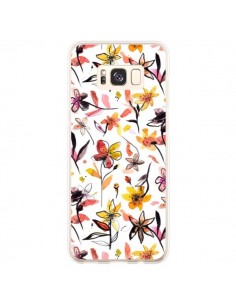 Coque Samsung S8 Plus Ink Bleeding Dots Pink - Ninola Design