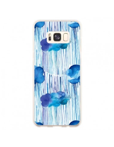 Coque Samsung S8 Plus Rain Stitches Neon - Ninola Design
