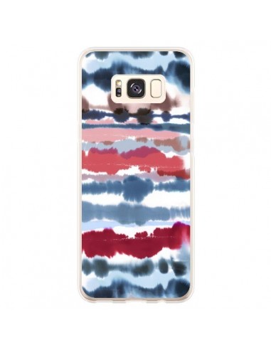 Coque Samsung S8 Plus Smoky Marble Watercolor Dark - Ninola Design