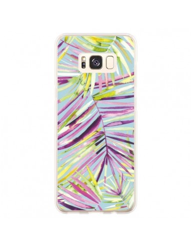 Coque Samsung S8 Plus Tropical Flowers Multicolored - Ninola Design