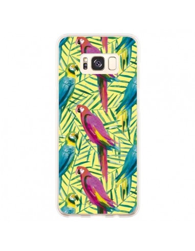 Coque Samsung S8 Plus Tropical Monstera Leaves Multicolored - Ninola Design