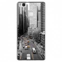 Coque Huawei P9 Lite New York Noir et Blanc - Anaëlle...