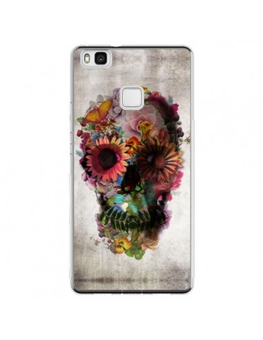 Coque Huawei P9 Lite Skull Flower Tête de Mort - Ali Gulec