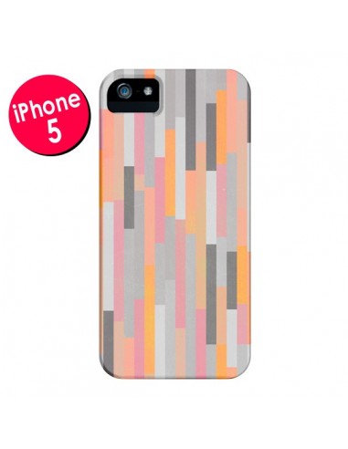 Coque Bandes Couleurs pour iPhone 5 et 5S - Leandro Pita