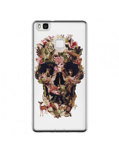 Coque Huawei P9 Lite Jungle Skull Tête de Mort Transparente - Ali Gulec