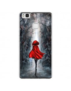 Coque Huawei P9 Lite Le Petit Chaperon Rouge Bois - Annya...