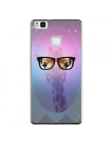 Coque Huawei P9 Lite Girafe Geek à Lunettes - Aurelie Scour