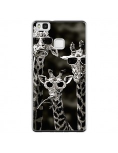 Coque Huawei P9 Lite Girafe Swag Lunettes Familiy Giraffe...