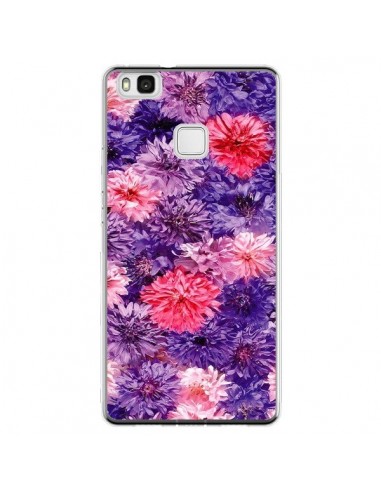 Coque Huawei P9 Lite Fleurs Violettes Flower Storm - Asano Yamazaki