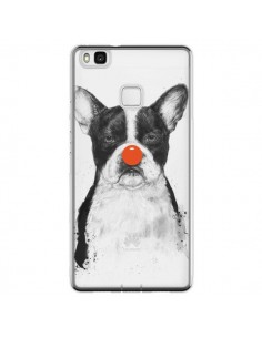 Coque Huawei P9 Lite Clown Bulldog Dog Chien Transparente...