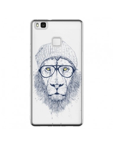 Coque Huawei P9 Lite Cool Lion Swag Lunettes Transparente - Balazs Solti