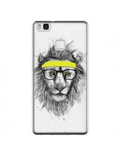 Coque Huawei P9 Lite Hipster Lion Transparente - Balazs...