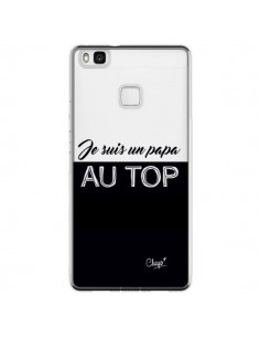 Coque Huawei P9 Lite Je suis un Papa au Top Transparente...